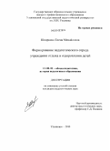 Шпоркина, Елена Михайловна. Формирование педагогического отряда учреждения отдыха и оздоровления детей: дис. кандидат педагогических наук: 13.00.01 - Общая педагогика, история педагогики и образования. Ульяновск. 2010. 241 с.
