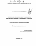 Картушина, Ирина Геннадьевна. Формирование профессионального менталитета инженера по организации и управлению на транспорте: дис. кандидат педагогических наук: 13.00.08 - Теория и методика профессионального образования. Калининград. 2004. 169 с.