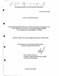 Анцута, Анна Николаевна. Формирование профессиональной готовности будущего педагога к взаимодействию с детьми из неполных семей: дис. кандидат педагогических наук: 13.00.08 - Теория и методика профессионального образования. Калининград. 2000. 206 с.
