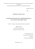 Федоров, Арсений Вадимович. Формирование профессиональной идентичности бакалавров социальной работы: дис. кандидат наук: 13.00.08 - Теория и методика профессионального образования. Калининград. 2017. 187 с.