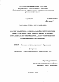 Сваталова, Тамара Александровна. Формирование профессиональной компетентности педагогов дошкольного образования в системе дополнительного профессионального образования: повышения квалификации: дис. кандидат педагогических наук: 13.00.07 - Теория и методика дошкольного образования. Челябинск. 2009. 194 с.