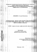 Лобышева, Татьяна Михайловна. Формирование профессиональной компетентности у будущих менеджеров индустрии туризма на основе интегративного подхода: дис. кандидат педагогических наук: 13.00.08 - Теория и методика профессионального образования. Чебоксары. 2013. 215 с.