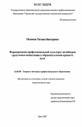 Матвеева, Татьяна Викторовна. Формирование профессиональной культуры дизайнеров средствами композиции в образовательном процессе вуза: дис. кандидат педагогических наук: 13.00.08 - Теория и методика профессионального образования. Орел. 2007. 237 с.