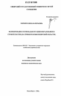 Хилько, Елена Валерьевна. Формирование регионального ценообразования в строительстве: на примере Новосибирской области: дис. кандидат экономических наук: 08.00.05 - Экономика и управление народным хозяйством: теория управления экономическими системами; макроэкономика; экономика, организация и управление предприятиями, отраслями, комплексами; управление инновациями; региональная экономика; логистика; экономика труда. Новосибирск. 2006. 172 с.