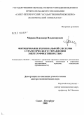 Маркин, Владимир Владимирович. Формирование региональной системы стратегического управления энергоэффективностью: дис. доктор экономических наук: 08.00.05 - Экономика и управление народным хозяйством: теория управления экономическими системами; макроэкономика; экономика, организация и управление предприятиями, отраслями, комплексами; управление инновациями; региональная экономика; логистика; экономика труда. Санкт-Петербург. 2008. 401 с.