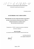 Колесникова, Ольга Николаевна. Формирование системы социальной защиты населения в регионе экологического неблагополучия в 1990-е гг.: Сравнительный анализ Алтайского края и Восточно-Казахстанской области: дис. кандидат социологических наук: 22.00.04 - Социальная структура, социальные институты и процессы. Барнаул. 2000. 204 с.
