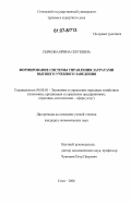 Сыркова, Ирина Сергеевна. Формирование системы управления затратами высшего учебного заведения: дис. кандидат экономических наук: 08.00.05 - Экономика и управление народным хозяйством: теория управления экономическими системами; макроэкономика; экономика, организация и управление предприятиями, отраслями, комплексами; управление инновациями; региональная экономика; логистика; экономика труда. Сочи. 2006. 120 с.