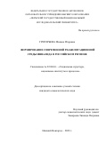 Григорьева Милана Игоревна. Формирование современной реабилитационной среды инвалида в российском регионе: дис. кандидат наук: 22.00.04 - Социальная структура, социальные институты и процессы. ФГАОУ ВО «Национальный исследовательский Нижегородский государственный университет им. Н.И. Лобачевского». 2022. 179 с.