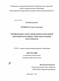 Бурякова, Татьяна Салаватовна. Формирование стиля учебно-профессиональной деятельности будущего учителя начальных классов в вузе: дис. кандидат педагогических наук: 13.00.08 - Теория и методика профессионального образования. Волгоград. 2012. 222 с.