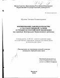 Щукина, Татьяна Владимировна. Формирование законодательства о государственной службе в субъектах Российской Федерации: На примере Центрально-Черноземного региона: дис. кандидат юридических наук: 12.00.02 - Конституционное право; муниципальное право. Воронеж. 2000. 220 с.