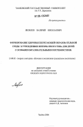 Яковлев, Валерий Николаевич. Формирование здоровьесберегающей образовательной среды в учреждениях интернатного типа для детей с особыми образовательными потребностями: дис. кандидат педагогических наук: 13.00.02 - Теория и методика обучения и воспитания (по областям и уровням образования). Тамбов. 2006. 189 с.