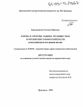 Барышникова, Татьяна Юрьевна. Формы и способы защиты трудовых прав и охраняемых законом интересов в российском трудовом праве: дис. кандидат юридических наук: 12.00.05 - Трудовое право; право социального обеспечения. Ярославль. 2005. 235 с.