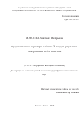 Моисеева Анастасия Валерьевна. Фундаментальные параметры выборки СР-звезд по результатам спектроскопии на 6-м телескопе: дис. кандидат наук: 01.03.02 - Астрофизика, радиоастрономия. ФГБУН Специальная астрофизическая обсерватория Российской академии наук. 2019. 219 с.