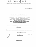 Королева, Наталья Александровна. Функционально-ориентированная модель организационно-дидактического управления повышением квалификации педагогических кадров в региональной системе образования: На примере Воронежской области: дис. кандидат педагогических наук: 13.00.08 - Теория и методика профессионального образования. Воронеж. 2004. 197 с.