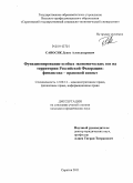 Савосик, Денис Александрович. Функционирование особых экономических зон на территории Российской Федерации: финансово-правовой аспект: дис. кандидат юридических наук: 12.00.14 - Административное право, финансовое право, информационное право. Саратов. 2011. 166 с.