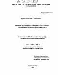 Чухно, Наталья Алексеевна. Генезис и структура юридического фрейма: Российский культурно-исторический контекст: дис. кандидат социологических наук: 22.00.06 - Социология культуры, духовной жизни. Ростов-на-Дону. 2005. 259 с.