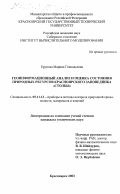 Ерунова, Марина Геннадьевна. Геоинформационный анализ и оценка состояния природных ресурсов Красноярского заповедника "Столбы": дис. кандидат технических наук: 05.11.13 - Приборы и методы контроля природной среды, веществ, материалов и изделий. Красноярск. 2003. 164 с.