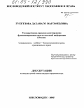 Гукетлова, Даханаго Магомедовна. Государственно-правовое регулирование функционирования средств массовой информации в России: дис. кандидат юридических наук: 12.00.02 - Конституционное право; муниципальное право. Кисловодск. 2005. 191 с.