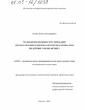 Козина, Елена Александровна. Гражданско-правовое регулирование предоставления комплекса исключительных прав по договору франчайзинга: дис. кандидат юридических наук: 12.00.03 - Гражданское право; предпринимательское право; семейное право; международное частное право. Москва. 2005. 188 с.
