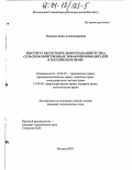 Туркина, Анна Александровна. Институт несостоятельности (банкротства) сельскохозяйственных товаропроизводителей в российском праве: дис. кандидат юридических наук: 12.00.03 - Гражданское право; предпринимательское право; семейное право; международное частное право. Москва. 2003. 215 с.