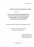 Ковязина, Елена Владимировна. Инструменты повышения бюджетной самостоятельности муниципальных образований в условиях развития межбюджетных отношений: дис. кандидат экономических наук: 08.00.10 - Финансы, денежное обращение и кредит. Ставрополь. 2011. 209 с.