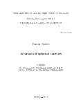 Авдеев Роман Сергеевич. Инварианты сферических многообразий: дис. доктор наук: 00.00.00 - Другие cпециальности. «Национальный исследовательский университет «Высшая школа экономики». 2025. 625 с.