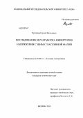 Хухтиков, Сергей Витальевич. Исследование и разработка инверторов напряжения с ШИМ с пассивной фазой: дис. кандидат технических наук: 05.09.12 - Силовая электроника. Москва. 2013. 210 с.