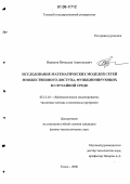 Вавилов, Вячеслав Анатольевич. Исследование математических моделей сетей множественного доступа, функционирующих в случайной среде: дис. кандидат физико-математических наук: 05.13.18 - Математическое моделирование, численные методы и комплексы программ. Томск. 2006. 158 с.