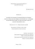 Лю Наньнань. Изучение механизмов тепловыделения в магнитных наночастицах, перспективных для лечения рака с помощью магнитной гипертермии: магнитотепловые свойства наночастиц феррита ZnMn: дис. кандидат наук: 00.00.00 - Другие cпециальности. ФГБОУ ВО «Московский государственный университет имени М.В. Ломоносова». 2024. 132 с.
