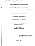 Климанов, Роман Владимирович. Коллективные субъекты права в сфере рыночных отношений: Вопросы общей теории права: дис. кандидат юридических наук: 12.00.01 - Теория и история права и государства; история учений о праве и государстве. Самара. 2003. 191 с.