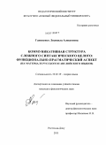 Гапоненко, Людмила Алексеевна. Коммуникативная структура сложного синтаксического целого: функционально-прагматический аспект: на материале русского и английского языков: дис. кандидат филологических наук: 10.02.19 - Теория языка. Ростов-на-Дону. 2011. 185 с.