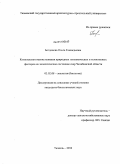Богданова, Ольга Геннадьевна. Комплексная оценка влияния природных геохимических и техногенных факторов на экологическое состояние озер Челябинской области: дис. кандидат биологических наук: 03.02.08 - Экология (по отраслям). Тюмень. 2010. 224 с.