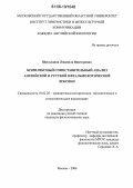 Щеколдина, Людмила Викторовна. Комплексный сопоставительный анализ английской и русской офтальмологической лексики: дис. кандидат филологических наук: 10.02.20 - Сравнительно-историческое, типологическое и сопоставительное языкознание. Москва. 2006. 217 с.