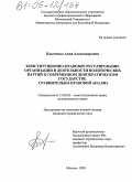 Казаченко, Анна Александровна. Конституционно-правовое регулирование организации и деятельности политических партий в современном демократическом государстве. Сравнительно-правовой анализ: дис. кандидат юридических наук: 12.00.02 - Конституционное право; муниципальное право. Москва. 2005. 192 с.