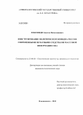 Пекониди, Анастас Вячеславович. Конструирование политического имиджа России современными печатными средствами массовой информации США: дис. кандидат политических наук: 23.00.02 - Политические институты, этнополитическая конфликтология, национальные и политические процессы и технологии. Владикавказ. 2012. 247 с.