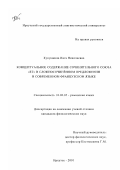 Кукушкина, Инга Николаевна. Концептуальное содержание сочинительного союза "et" в сложносочиненном предложении в современном французском языке: дис. кандидат филологических наук: 10.02.05 - Романские языки. Иркутск. 2002. 161 с.