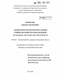 Кочергина, Зинаида Федоровна. Ландшафтно-экологические основы рационализации землепользования: На материалах лесостепной зоны Омской области: дис. кандидат сельскохозяйственных наук: 25.00.26 - Землеустройство, кадастр и мониторинг земель. Омск. 2004. 235 с.