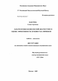 Вакурова, Елена Сергеевна. Лапароскопия в комплексной диагностике и оценке эффективности лечения рака яичников: дис. кандидат медицинских наук: 14.00.14 - Онкология. Москва. 2005. 114 с.