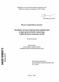 Фалиц, Андрей Вячеславович. Лазерные методы определения параметров и пространственной структуры турбулентных ветровых полей: дис. кандидат физико-математических наук: 01.04.05 - Оптика. Томск. 2010. 151 с.