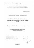 Александрова, Наталья Владимировна. Лазерные створы для безопасности судоходства на сложных участках водных путей: дис. кандидат технических наук: 05.22.19 - Эксплуатация водного транспорта, судовождение. Москва. 2000. 151 с.