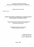 Гарифуллина, Лилия Асхатовна. Лексика индустрии гостеприимства в татарском языке в сопоставлении с английским языком: дис. кандидат филологических наук: 10.02.02 - Языки народов Российской Федерации (с указанием конкретного языка или языковой семьи). Казань. 2008. 209 с.