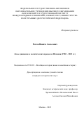 Ростов Никита Алексеевич. Левое движение в политических процессах Испании (1982 — 2021 гг.): дис. кандидат наук: 07.00.03 - Всеобщая история (соответствующего периода). ФГАОУ ВО «Московский государственный институт международных отношений (университет) Министерства иностранных дел Российской Федерации». 2022. 229 с.