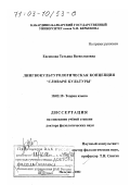 Евсюкова, Татьяна Всеволодовна. Лингвокультурологическая концепция словаря культуры: дис. доктор филологических наук: 10.02.19 - Теория языка. Нальчик. 2002. 303 с.