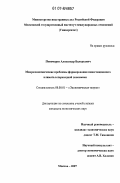 Пономарев, Александр Валерьевич. Макроэкономические проблемы формирования инвестиционного климата в переходной экономике: дис. кандидат экономических наук: 08.00.01 - Экономическая теория. Москва. 2007. 207 с.