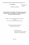 Пылина, Елена Ивановна. Маркетинговое управление системой добровольного медицинского страхования на основе концепции рыночного ориентирования: дис. кандидат экономических наук: 08.00.05 - Экономика и управление народным хозяйством: теория управления экономическими системами; макроэкономика; экономика, организация и управление предприятиями, отраслями, комплексами; управление инновациями; региональная экономика; логистика; экономика труда. Орел. 2007. 202 с.