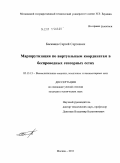 Баскаков, Сергей Сергеевич. Маршрутизация по виртуальным координатам в беспроводных сенсорных сетях: дис. кандидат технических наук: 05.13.15 - Вычислительные машины и системы. Москва. 2011. 218 с.
