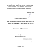 Якунина Ксения Александровна. Механизм действия и повышение эффективности маслорастворимых противоизносных присадок: дис. кандидат наук: 00.00.00 - Другие cпециальности. ФГАОУ ВО «Южно-Уральский государственный университет (национальный исследовательский университет)». 2022. 129 с.