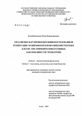 Колобовникова, Юлия Владимировна. Механизмы нарушения цитокинопосредованной кооперации эозинофилов и иммунокомпетентных клеток при лимфопролиферативных заболеваниях системы крови: дис. кандидат медицинских наук: 14.00.16 - Патологическая физиология. . 0. 152 с.