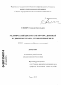 Ульянич, Геннадий Анатольевич. Мелолический дискурс как информационный медиум протожанра духовной проповеди: дис. кандидат филологических наук: 10.01.10 - Журналистика. Тверь. 2013. 187 с.