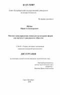 Шубин, Юрий Александрович. Местное самоуправление социально-культурной сферой как институт гражданского общества: дис. кандидат педагогических наук: 13.00.05 - Теория, методика и организация социально-культурной деятельности. Санкт-Петербург. 2006. 261 с.